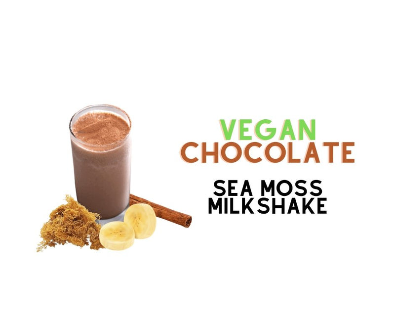 Vegan Chocolate Milkshake with Sea Moss
