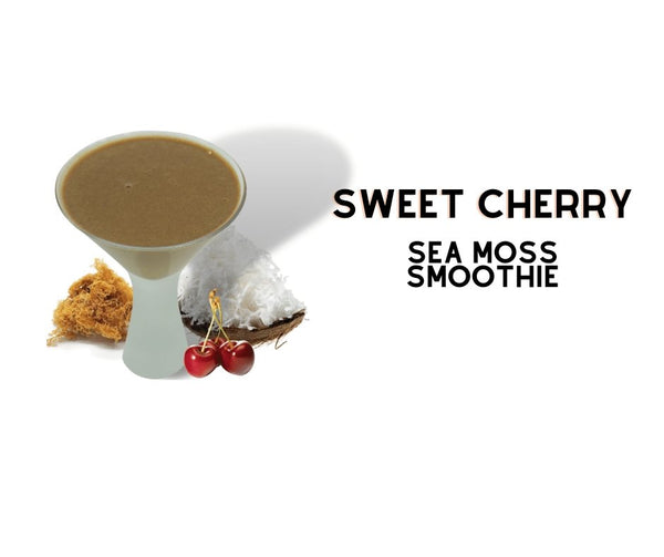 Sweet Cherry Sea Moss Smoothie